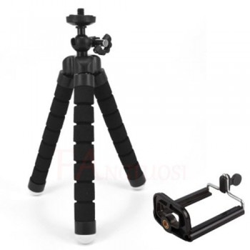 FANGTUOSI Mobile Phone Mini Octopus Tripod Bluetooth remote control Flexible Sponge monopod For iPhone smartphone Camera Tripod