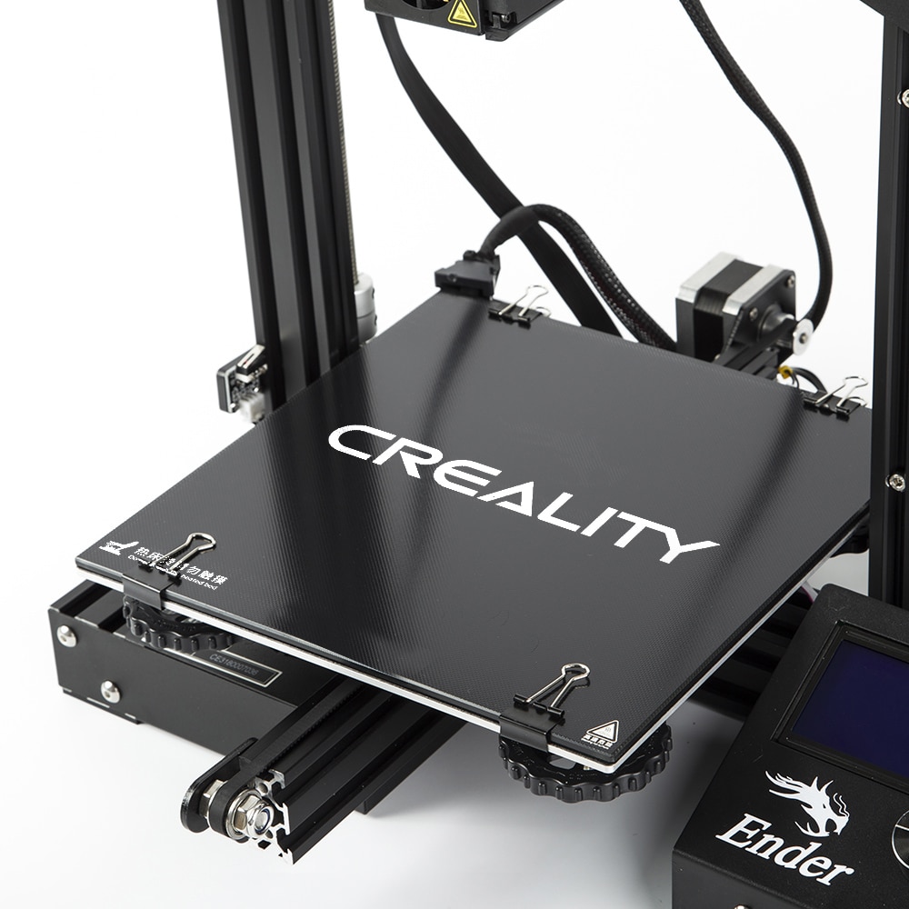 Creality 3D Ender3 thick 4mm Ultrabase Self-adhesive Build Surface Glass Plate 235x235mm for Ender-3 3D Printer