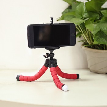 Mini Flexible Sponge Octopus Tripod for iPhone Samsung Xiaomi Huawei Mobile Phone Smartphone Tripod for Gopro Camera Accessory