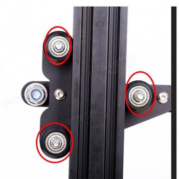 Mayitr 1pc Carbon Steel Wheel Pulley Deep Groove Ball Bearings For Creality 3D Printer CR-10 CR-10S