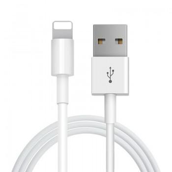 Kit USB Cable + EU Charger For iPhone 5S 5 6S 6 7 8 Plus X XR XS Max SE 1m Length USB Charging Cable EU Plug Travel Wall Charger
