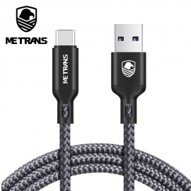 Metrans 2pcs USB Type C Cable USB 3.0 Charge Data Cord Fast Charging Mobile Phone Cable For Samsung S9 S8 Note 8 Xiaomi Huawei