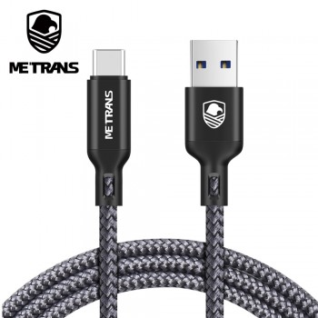 Metrans 2pcs USB Type C Cable USB 3.0 Charge Data Cord Fast Charging Mobile Phone Cable For Samsung S9 S8 Note 8 Xiaomi Huawei
