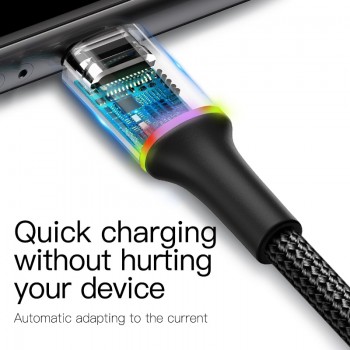 Baseus USB Type C Cable For Samsung Galaxy S9 S8 Plus OnePlus 6t Fast Charging USB-C Charger Cord Mobile Phone USBC Type-C Cable