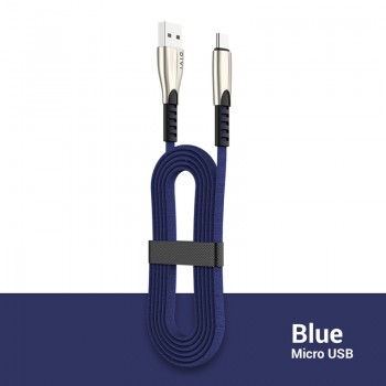 DIVI Micro USB Cable Denim Braided Fast Charging Data Cord Microusb Charger Cable For Samsung Xiaomi Android Mobile Phone Cable