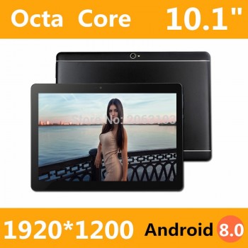 2018 New 10 inch Octa Core 3G Tablet 4GB RAM 32GB ROM 1920*1200 Dual Cameras Android 8.0 Tablet 10.1 inch  Free Shipping