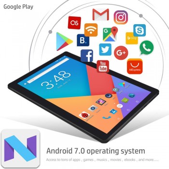 10 Inch tablet Support Youtube Octa Core 4GB RAM 64GB ROM 3G 4G FDD LTE Phone Call Android 7.0 Tablet GPS WIFI 1280X800 IPS Pad