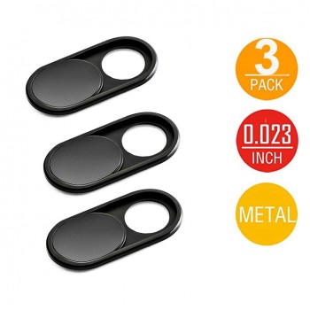 Laptop Webcam Cover Slider 1/2/3/4/5/6Pack 0.023 Inch Ultra-Thin Metal Web Camera Sticker Shutter for MacBook Pro,iMac,PC, iPad