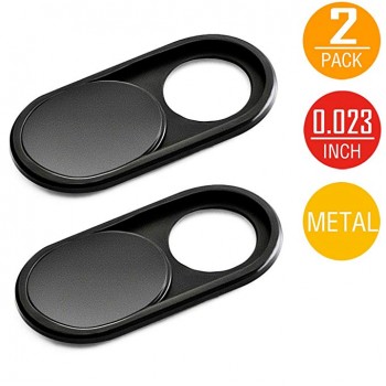 Laptop Webcam Cover Slider 1/2/3/4/5/6Pack 0.023 Inch Ultra-Thin Metal Web Camera Sticker Shutter for MacBook Pro,iMac,PC, iPad
