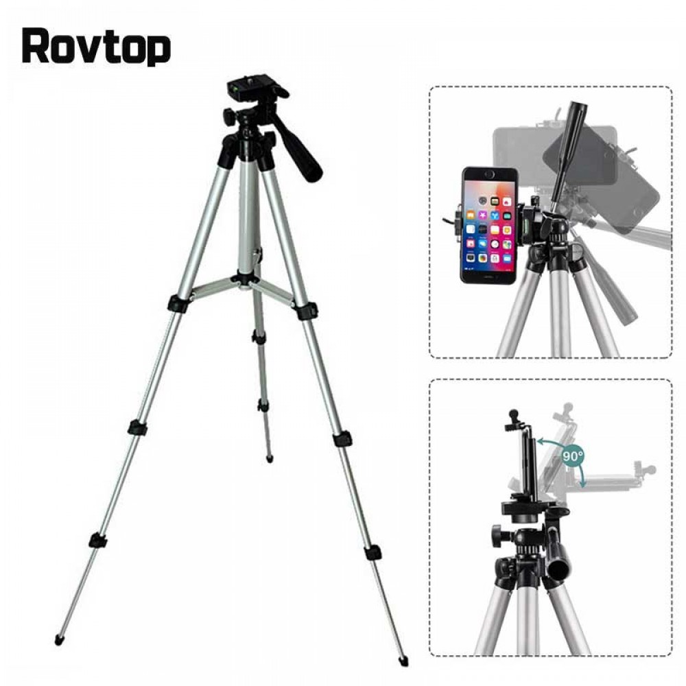 Rovtop Professional Tripod Flexible Statief Mini Camera Live Tripod For iPhone Phone Smartphone Camera Stand