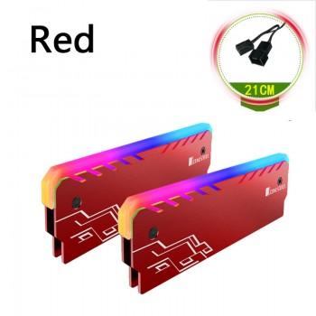 2PC Memory RAM RGB Cooler Heat Sink Cooling Vest Fin Radiation Dissipate For DIY PC Game Overclocking MOD DDR DDR3 DDR4