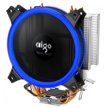 AIGO E3 4 Heatpipes CPU cooler for AMD Intel 775 1150 1151 1155 1156 CPU radiator 120mm 4pin cooling CPU fan PC quiet