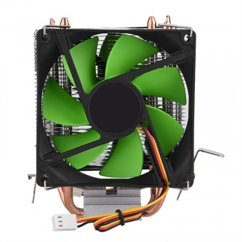 90mm 3Pin CPU Cooler Heatsink Quiet fans for Intel LGA775/1156/1155 for AMD AM2/AM2+/AM3 Dual-sided Fan Free Shipping
