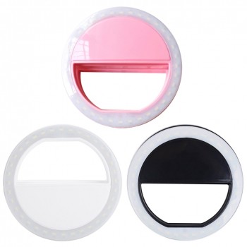 Selfie Ring Flash Led Fill Light Lamp Camera Photography Video Spotlight for iphone X 8 7 Samsung S9 S8 Plus Xiaomi Huawei Phone