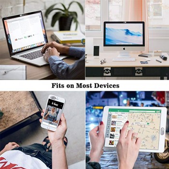 Webcam Cover Ultra Thin Laptop Camera Cover Slide for Computer Macbook Pro/Air iMac iPhone Cell Phone Tablet Camera Blocker