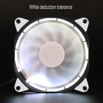 High Quality Quiet 120mm DC 12V 3+4pin LED Effects Clear Computer Case Cooling Fan For Radiator Mod Nov29