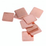 20 pcs 15mmx15mm 0.3mm 0.4mm 0.5mm 0.6mm 0.8mm 1mm Heatsink Copper Shim Thermal Pads for Laptop IC Chipset GPU CPU