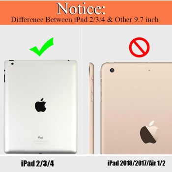 Case For iPad 2 3 4 Silicone Smart Wake Sleep Flip PU Leather Cover For iPad 2 3 4 Original Capa Fundas For iPad 2 3 4 Coque