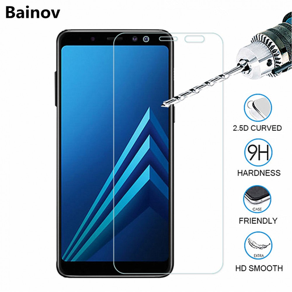 Screen protector glass on samsung A5 A6 A7 A8 2018 tempered glass for Samsung galaxy A3 A5 A7 2016 2017 protective glass film