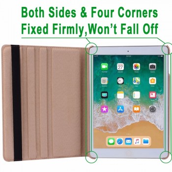 360 Degree Rotating Leather Smart Cover Case for Apple iPad Air 1 Air 2 5 6 New iPad 9.7 2017 2018 A1822 A1823 A1893 Coque Funda