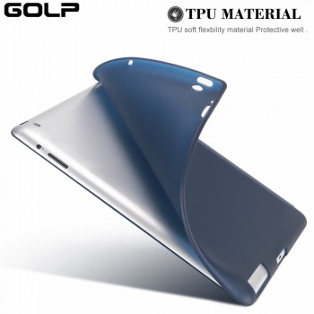 for Apple ipad 2 3 4 Case, GOLP Cover for New ipad 2, flip case for ipad 4, Smart cover for ipad 3, Stand Holder Coque Case