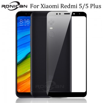 For Xiaomi redmi 5 plus glass redmi5 screen protector full cover white and black protect film For xiaomi redmi 5 tempered glass