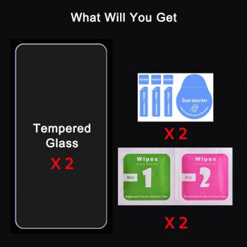 2Pieces Tempered Glass on for Samsung Galaxy J4 Plus 2.5D 9H Phone Film J4 Protective Glass for Samsung J4 2018 Screen Protector