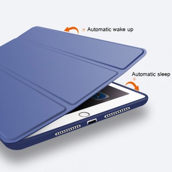 Case for New iPad 9.7 inch 2017 2018 Release model A1822 A1823 A1893A1954 Soft silicone bottom+PU Leather Smart Cover Auto Sleep