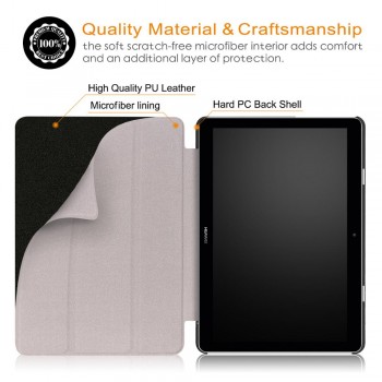 Ultra Slim PU Leather Case For Huawei MediaPad T3 10 AGS-L09 AGS-W09 9.6Tablet PC stand cover for huawei mediapad t3 10 case