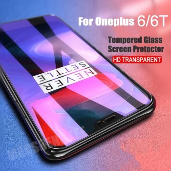 2pcs/lot Full Tempered Glass For Oneplus 6 6T Glass Screen Protector 2.5D 9h tempered glass For one plus 6 6t Anti Blu-ray glass
