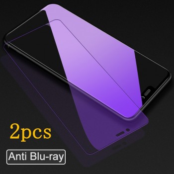 2pcs/lot Full Tempered Glass For Oneplus 6 6T Glass Screen Protector 2.5D 9h tempered glass For one plus 6 6t Anti Blu-ray glass