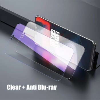 2pcs/lot Full Tempered Glass For Oneplus 6 6T Glass Screen Protector 2.5D 9h tempered glass For one plus 6 6t Anti Blu-ray glass