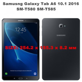 free pen+film for samsung galaxy tab A6 10.1 SM-T580 SM-T585 Smart Cover for samsung Tab A 10.1 inch Tablet PU Leather Case
