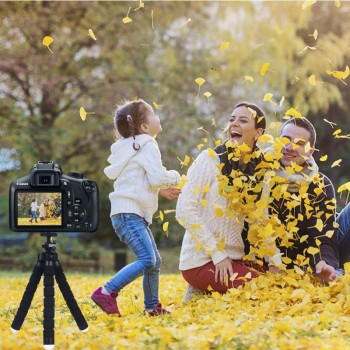 Roreta Flexible Sponge Octopus mini Tripod Wireless Bluetooth Remote Selfie Phone mini Camera Stand Tripod For iPhone X 8 7 6s 5