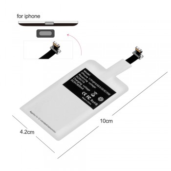 Universal Qi Wireless Charger Receiver Charging Adapter Receiver Pad Coil For iPhone X 6 6S 7 8 Plus For Andriod Micro Type C