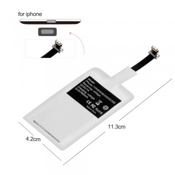 Universal Qi Wireless Charger Receiver Charging Adapter Receiver Pad Coil For iPhone X 6 6S 7 8 Plus For Andriod Micro Type C