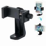 360 Degree Rotation Tripod Mount Holder Cell Phone Stand Bracket Clip Mount Bracket Adapter for Mobile Phones Smartphone