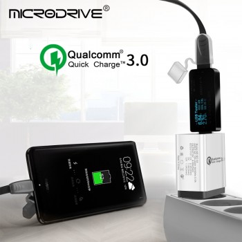 Quick Charging QC 3.0 Smart Fast Charger 3 USB Port Mobile Phone Flash Adapter US EU Plug USB Charger For Xiaomi Samsung Huawei