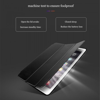 for New iPad 9.7 2018/2017 Case Smart Cases Trifold Stand Cover Auto Sleep/Wake Function for iPad 9.7 inch 5th/6th Generation