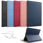 For New iPad 9.7 inch 2017 2018/ iPad Air 1 2, YWVAK Simplicity PU Leather Smart Cover Folio Case Auto Wake Cover Case