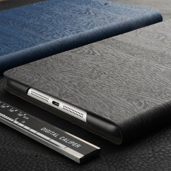 For New iPad 9.7 inch 2017 2018/ iPad Air 1 2, YWVAK Simplicity PU Leather Smart Cover Folio Case Auto Wake Cover Case