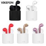 HOT VIKEFON i7 i7s TWS Mini Wireless Bluetooth Earphone In-Ear Stereo Earbud Headset with Charging Box Mic For All Smart Phone