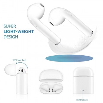 HOT VIKEFON i7 i7s TWS Mini Wireless Bluetooth Earphone In-Ear Stereo Earbud Headset with Charging Box Mic For All Smart Phone