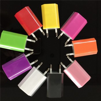 Hot Selling High Quality European EU Plug USB AC Travel Wall Charging Charger Power Adapter For Apple iPhone 6 6S 5 5S 4 4S 3GS