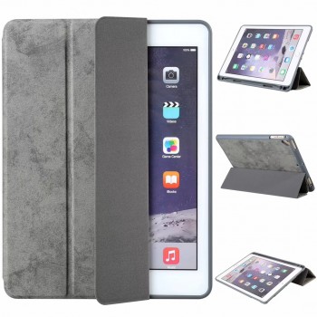 For iPad 2018 Case Soft Silicone Back Holder for iPad pencil Trifold Stand Smart Case for iPad 9.7 2018 Cover A1893 A1954