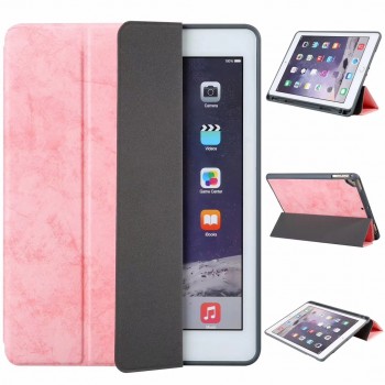 For iPad 2018 Case Soft Silicone Back Holder for iPad pencil Trifold Stand Smart Case for iPad 9.7 2018 Cover A1893 A1954