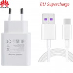Original HUAWEI Supercharge USB Fast Charger EU Plug Adapter 5V/4.5A Type C Data Cable for huawei p10 plus mate 20 lite p20 pro