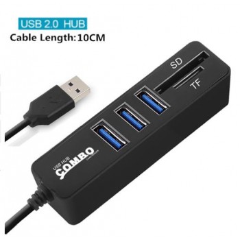 USB Hub 3.0 Multi USB 3.0 Hub USB Splitter High Speed 3 / 6 Ports Hab TF SD Card Reader All In One For PC Computer Accessories
