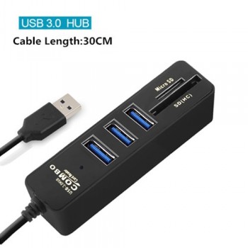 USB Hub 3.0 Multi USB 3.0 Hub USB Splitter High Speed 3 / 6 Ports Hab TF SD Card Reader All In One For PC Computer Accessories