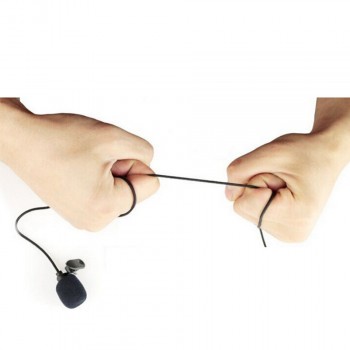 Universal Portable 3.5mm Mini Headset Microphone Lapel Lavalier Clip Microphone for Lecture Teaching Conference Guide Studio Mic